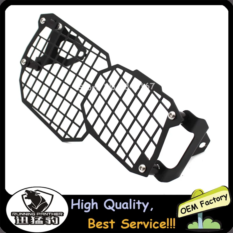 Sale Black Color motorcycle Headlight Grill Cover Headlamp Protector Guard For BMW F650GS F700GS