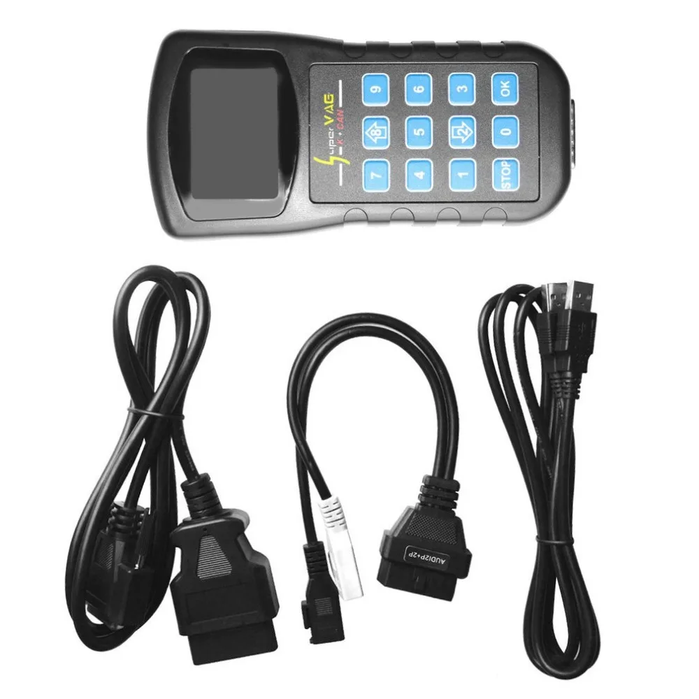 

hot Professional Supervag Super Vag K+ Can Scanner V4.8 Diagnostic Coding Reader + Programming + Odometer Correction Tool for VW