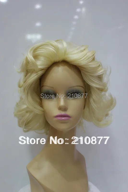 Capless Marilyn Monroe Short Curly Hair Wig Capless Celebrity