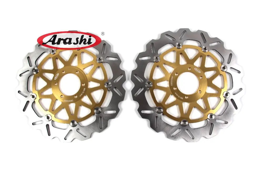 

Arashi 1 Pair For BENELL CNC Floating Front Brake Disc Brake Rotors For BENELLI TNT 899 2008 2009 2010 2011 2012 2013 2014 2015