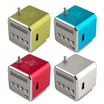 

TD-V26 Mini Speaker Portable Micro SD TF Card USB Disk musicAmplifier Stereo Loudspeaker for DVD Laptop Mobile Phone MP3 player