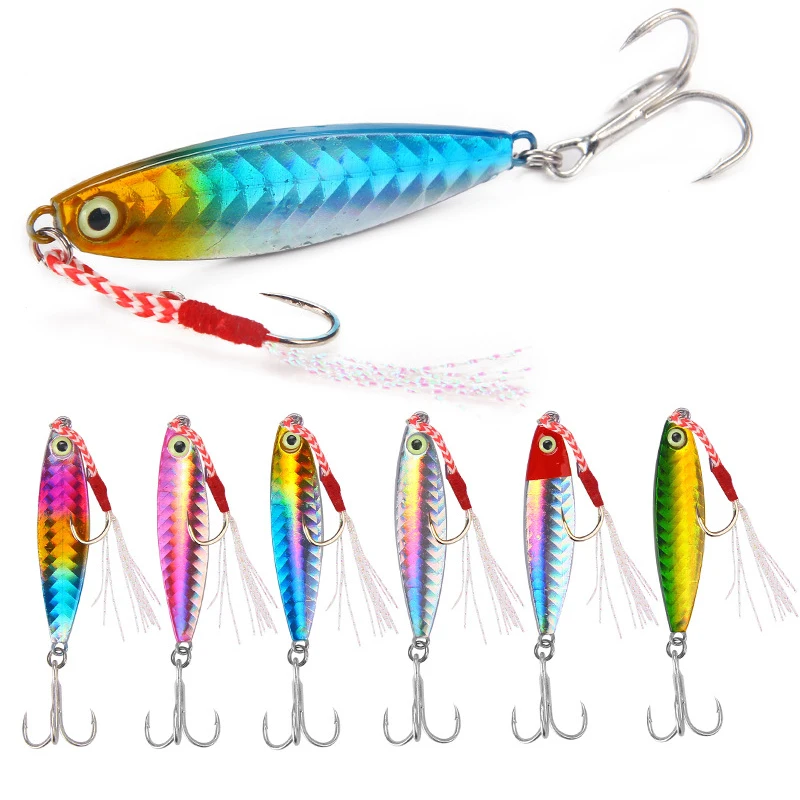 

5cm/10g Fishing Lures Artificial Bait Tackle Metal Jig Fish Lure Minnow Fishing Bait Wobbler Hard Baits Fish Lures
