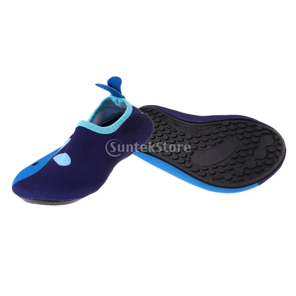 Unisex Kids Children Water Shoes Beach Swimming Pool Surf Aqua Socks - Soft, Comfortable, Breathable & Quick Dry - All Sizes