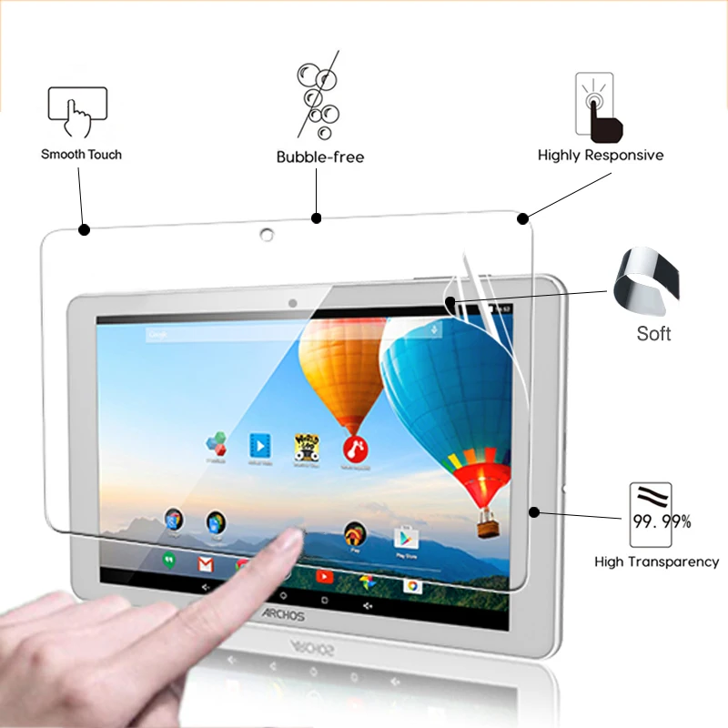 

High Clear Glossy screen protector film For Archos 121 Neon 12.1" tablet front HD lcd screen protection films in sotck