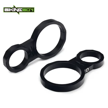 

BIKINGBOY 2 PCs Universal 1.5" Roll Cage 2.5" Aluminum Reservoir Shock Reservoir Mounting Clamp Black & Silver