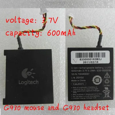 600mAh 3.7V Lithium-Ion Replacement for Logitech F12440097 Battery Compatible with Logitech L-LY11 Mouse Battery 600mAh 3.7V Lithium-Ion Replacement for Logitech F12440097 Battery Compatible with Logitech L-LY11 Mouse Battery