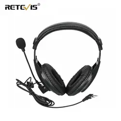 Fone de ouvido flexível com microfone, retevis ptt, walkie talkie, para kenwood, para baofeng segundo, para retevis h777, rt5r, rt22