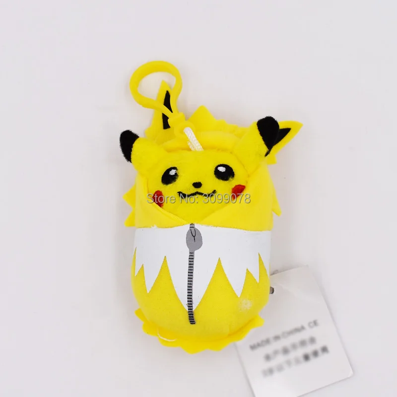 8-10 см Pikachu Косплей Eevee Jolteon Magikarp Togepi belgrle Gengar Ditto Psyduck подвеска брелок кулон Мягкие плюшевые игрушки