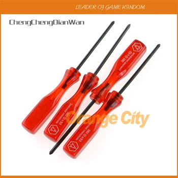 

ChengChengDianWan 10pcs 2.0mm Cross Screw Driver Tool + Screwdriver for NDS NDSL GBA SP Wii repair tool