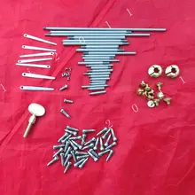 Саксофон: 1 комплект Новые сопрано sax запчасти для ремонта, винты, запчасти