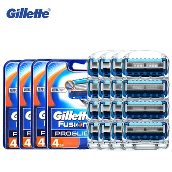 

Gillette Fusion Proglide Manual Razor Blade For Men Face Safe Shaving Razors Blades Brand Beard Shaver Blades Original 16pcs