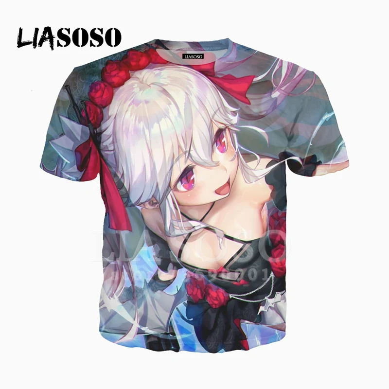 LIASOSO 3D принт унисекс с рисунком из аниме Azur Lane Авроры для девочек Prinz Eugen Atago