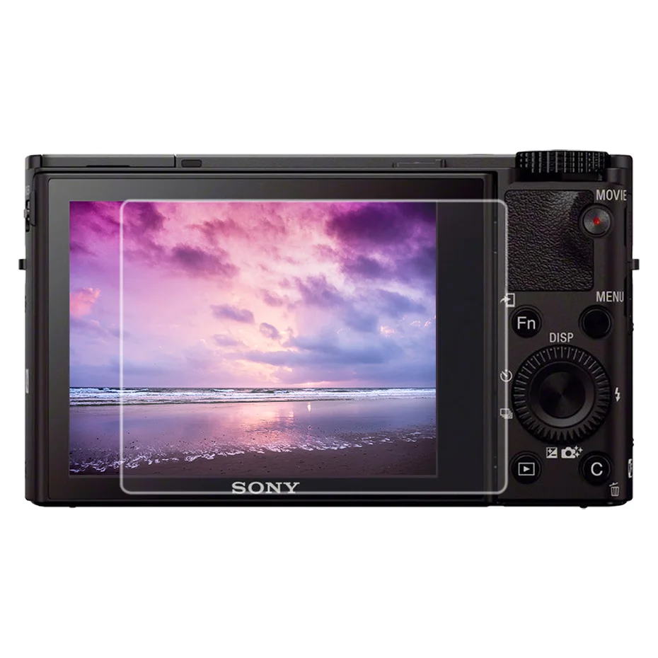 Защита экрана для Sony Alpha A5000 A6000 A6300 A6500 Закаленное стекло Защитная фотография RX100 II