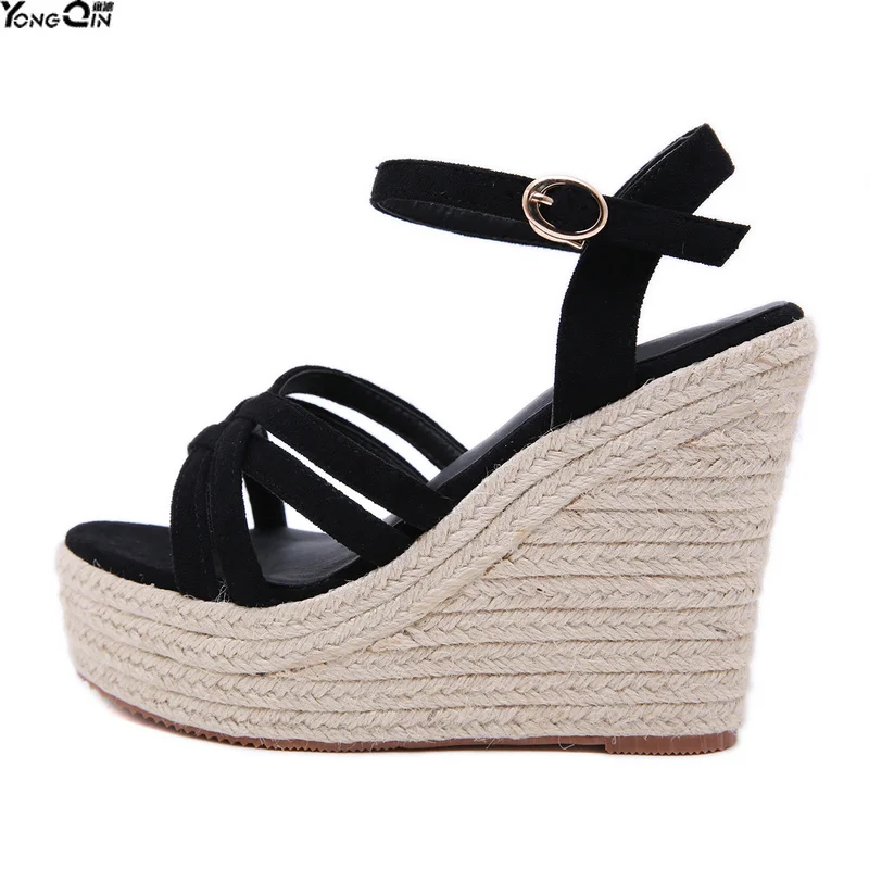 

Summer Ultra High Wedges Heel Sandals Fashion Open Toe Platform Women Sandals Shoes