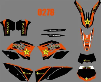 

3M 4 STYLES TEAM GRAPHICS BACKGROUNDS DECALS STICKERS FOR KTM EXC 2008 2009 2010 2011