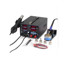 YIHUA-853D 1A Ремонт мобильных телефонов 3 в 1 паяльная станция+ паяльник+ блок питания+ Бесплатный подарок YIHUA853D