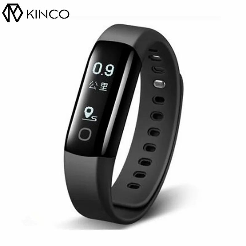 

KINCO Smart Sport Wristband GPS Bluetooth Hear Rate Calories Health Monitor Auto Switch to Run Mode Bracelet for IOS/Android