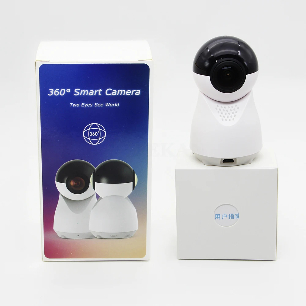 360 WIFI IP Camera 2MP Panoramic View with Remote VR Video for Andriod or iOS CCTV Camera Free Shipping