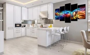 

Abstrait Couleurs de Imagination mur art creative de stries toile gravures art la maison pour la maison et graphique