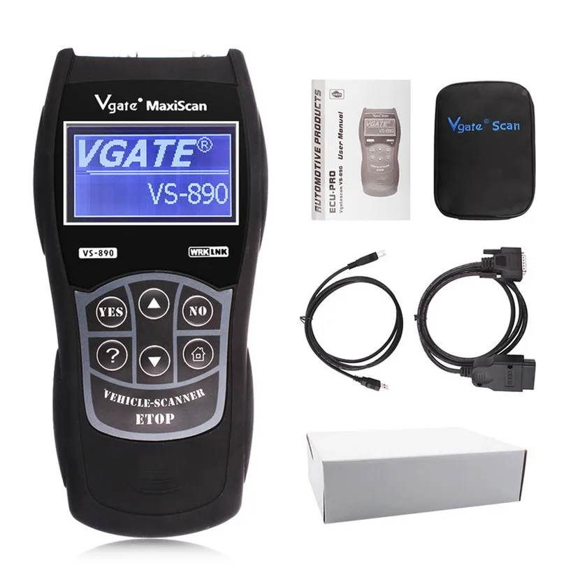 2017 OBD2 Scanner Maxiscan Vgate VS890 OBD Engine Fault Code Reader
