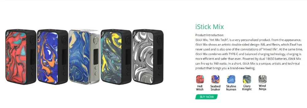Eleaf iStick Mix 160W Box Mod