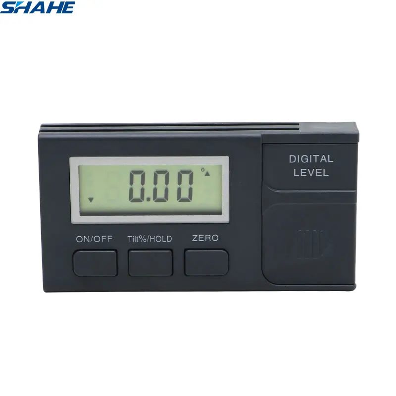 

SHAHE New Portable Digital Inclinometer Protractor Digital Plastic Level Bevel Box Magnetic Base Digital Angle Gauge Angle Meter