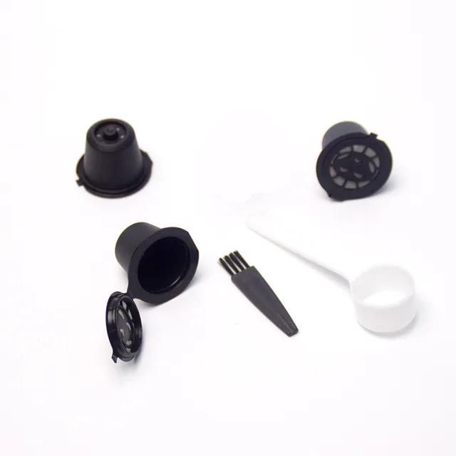 Cheap eTya 5pcs Reusable Refillable Capsules Pods for Nescafe Dolce Gusto Machines Maker Coffee Capsule Pod Cup Cafeteira Cheap eTya 5pcs Reusable Refillable Capsules Pods for Nescafe Dolce Gusto Machines Maker Coffee Capsule Pod Cup Cafeteira