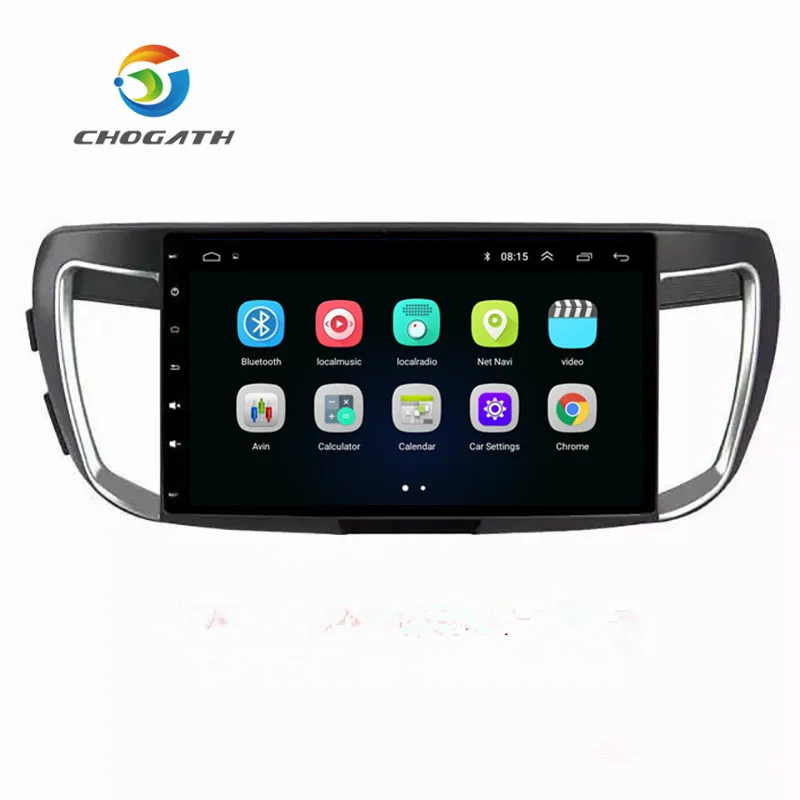 

ChoGath 10.2'' Quad Core 1.6GHz RAM 1G Android 8.1 Car Navigation GPS Video Player for Honda Accord 9 2013-2015 with Canbus