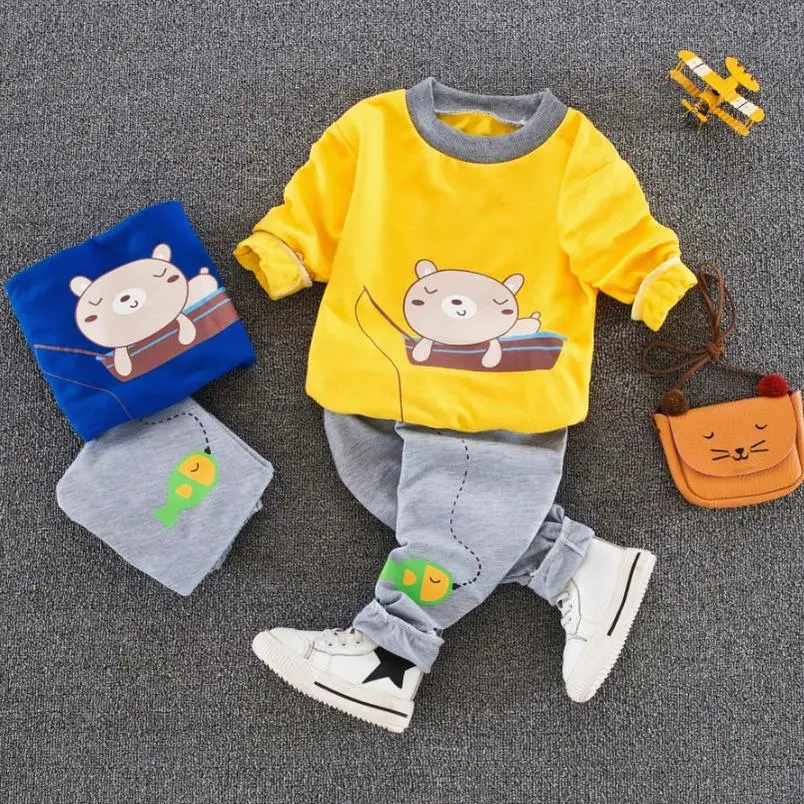 Buy 2017 1 4Y new arrival Boy clothing set kids sports