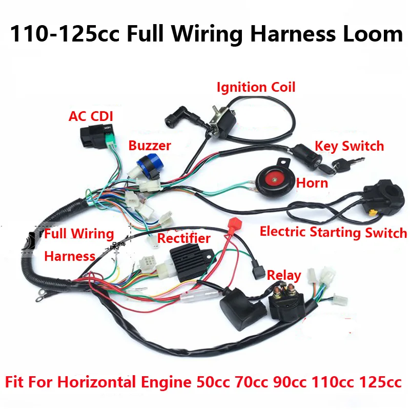 Cdi Motorcycle Wiring Diagram And Jikan Annpee Complete Wiring Harness