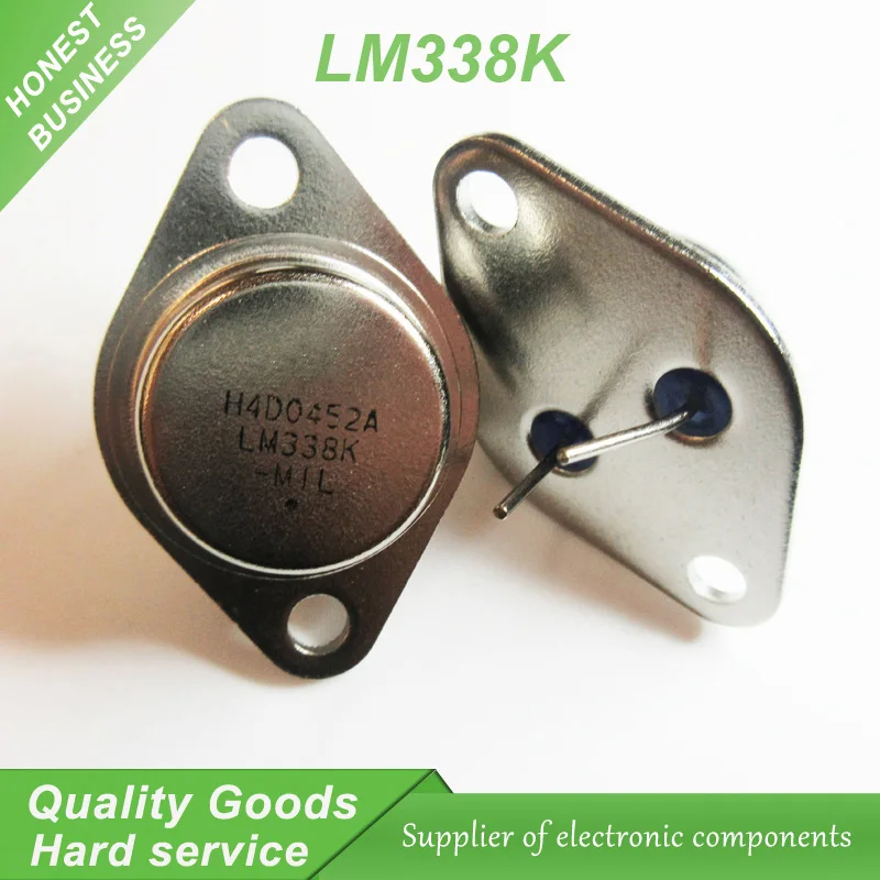 5pcs/lot LM338K LM338 TO 3 5A gold seal transistor three terminal ...