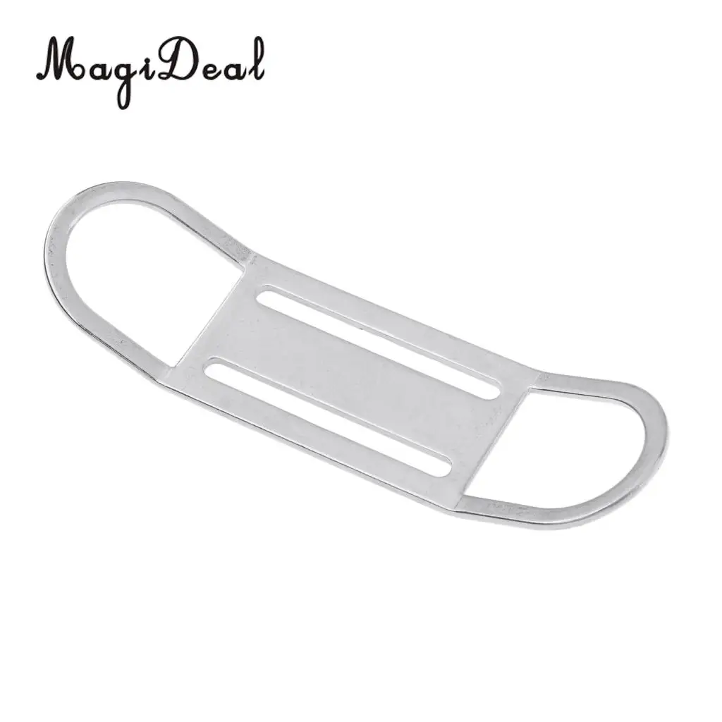 Professional Stainless Steel Scuba Diving Weight Belt Keeper Slide Retainer Standard 2''Webbing Harness Stopper Slider Gear Tool