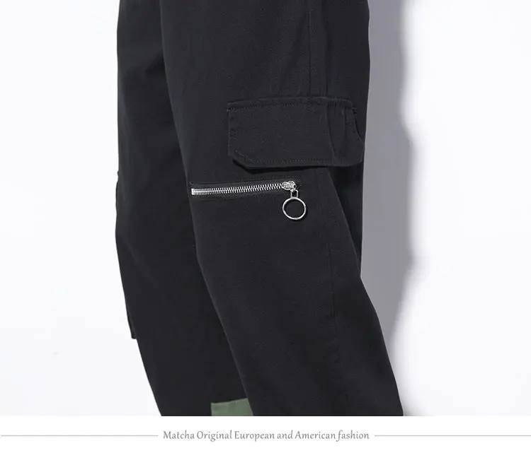Большие размеры 5XL мужские брюки карго 2019 мужские s хип-хоп на молнии карманы джоггеры брюки мужские новые модные тренировочные брюки