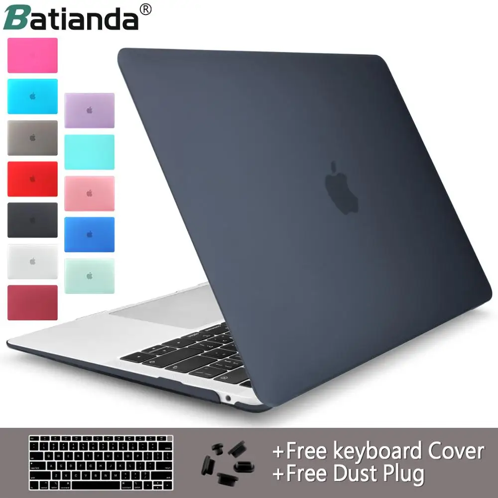 

Crystal Clear Matte Hard Case Cover for Macbook Pro 13.3 15 16 2019 A2141 Pro Retina 12 13 15"Air 11 13 2020 A1932 Laptop Shell