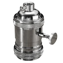 E27 ES винтажный Ретро Эдисона Винт лампа патрон лампа светильник с выключателем