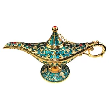 Винтажный волшебный Джинн фонарики-пожелания Классический арабский костюм лампа декорации Настольный Декор ремесла для украшения дома свадьбы