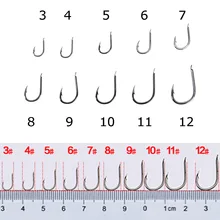 600 шт./компл. Высокоуглеродистая сталь Карп набор рыболовных крючков с отверстием с Розничная оригинальной коробкой приманки разного размера#3 до 12 лет