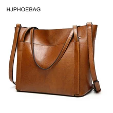 HJPHOEBAG Брендовые женские кожаные сумки Дамская большая сумка-тоут женская Pu Высококачественная сумка на плечо для женщин bolsos YC006