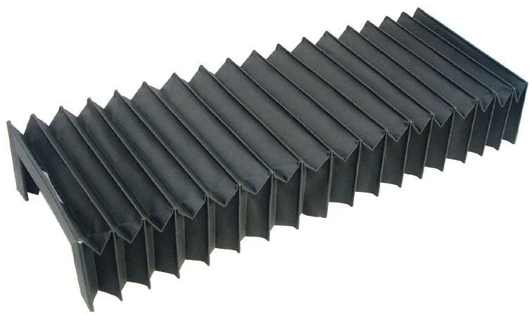 

U type custom-made cnc machine protection bellows way cover W156mm x H67mm x Lmax670mm