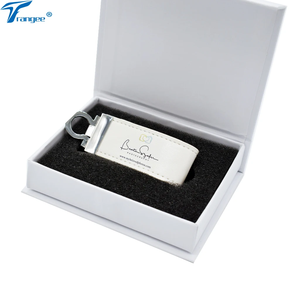 Trangee, 20 шт./лот, USB флеш-накопитель, кожа, USB 2,0, 4 ГБ, 8 ГБ, 16 ГБ, 32 ГБ, флешка с картонной коробкой, логотип на заказ, печать, подарки