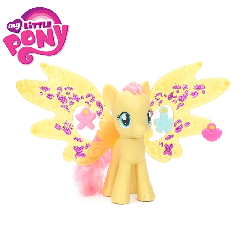 My Little Pony Toys Cutie Mark Magic Friendship Charm Wings Fluttershy Honey Rays Action Figures Collectible Model