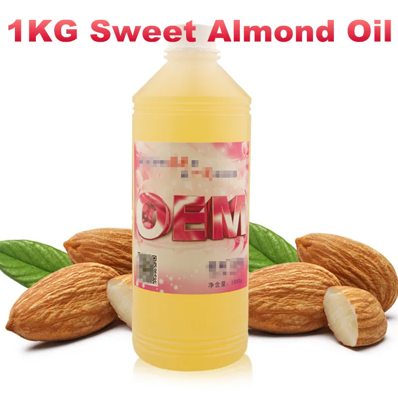 

Almond Sweet Oil Essential Natural Organic Oils 1000ml 1L Free Shipping Prunus Amygdalus Dulcis