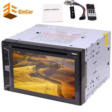 Eincar Car Radio screen double DIN 6.2″ Stereo Car DVD/cd play,Bluetooth hands free,Steering Wheel Control,FM AM,RDS,Rear Camera