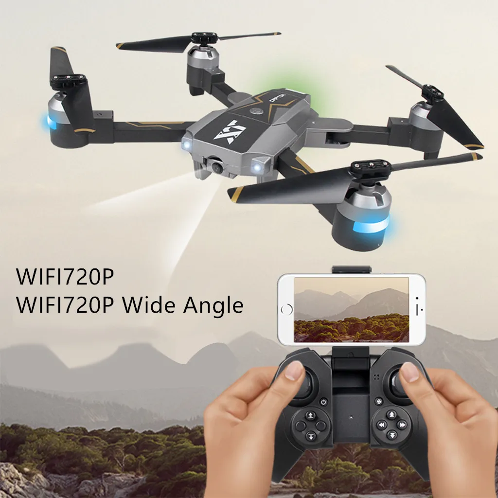 

XT- 8 Optical Follow RC Drone With 720P Camera Live Video Foldable Quadcopter Quadcopter Helicopter RC Remote Control Toy