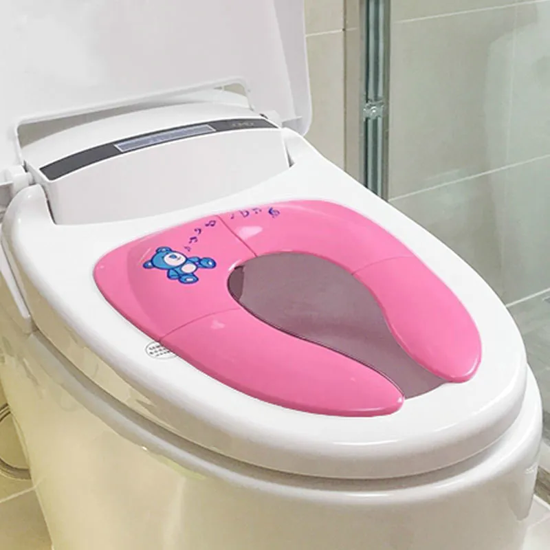Newest Child WC Chair Toilet Seat Cover Folding Potty Seats Pad Training Children Safety Products for Baby Toddler Kids Bathroom Newest Child WC Chair Toilet Seat Cover Folding Potty Seats Pad Training Children Safety Products for Baby Toddler Kids Bathroom