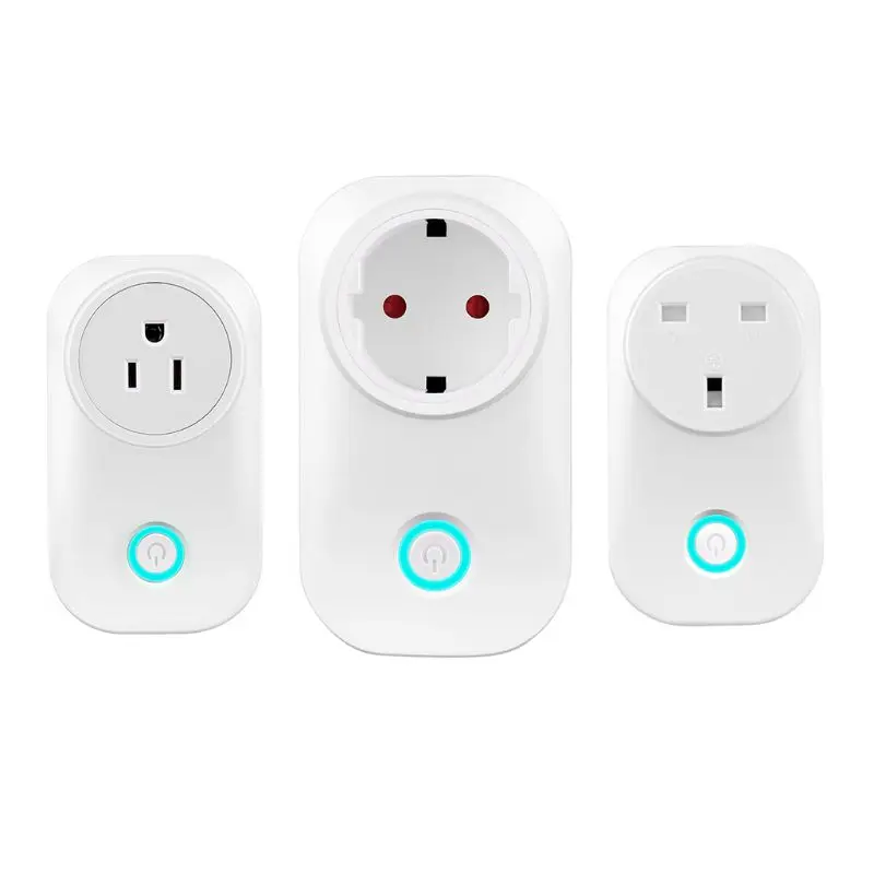 

Smart Socket WiFi Wireless Remote Control US EU UK Plug Timer Function Switch No Hub Energy Saving Distance Operate qiang