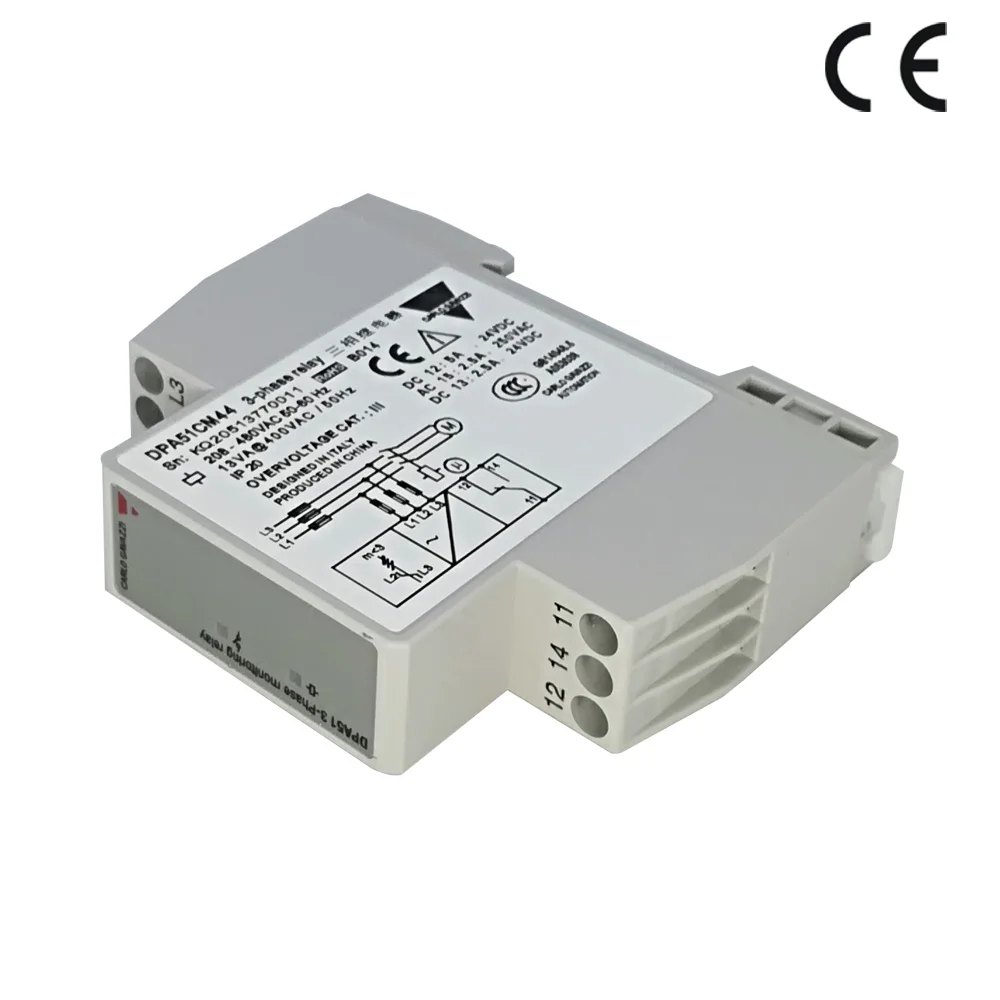 CARLO GAVAZZI трехфазное реле защиты таймер DPA51CM44 DAA51CM24B001 DPB71CM48