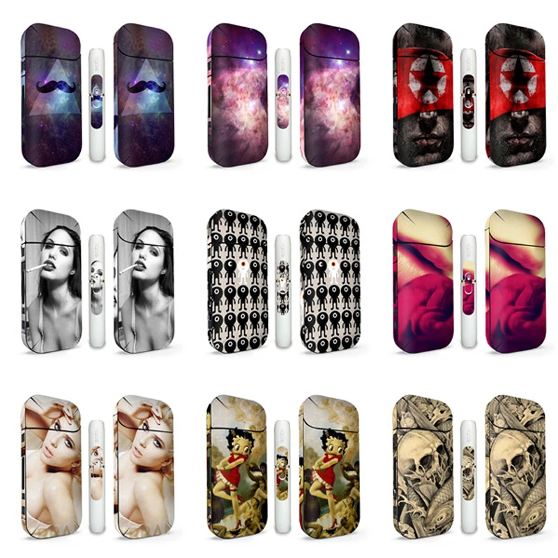 

15 Colors PVC Material Antiscratch For IQOS IQOS 2.4 Plus Skin Stickers