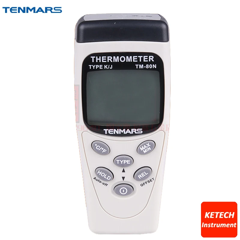 Портативный цифровой промышленный термометр TENMARS TM80N