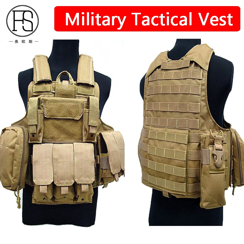 Military Tactical Hunitng Vests Camouflage Outdoor Paintball Airsoft